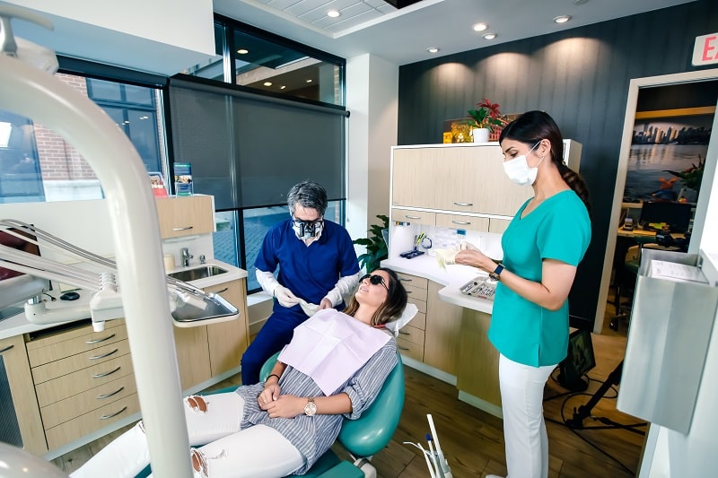 Dental appointment for teeth fillings